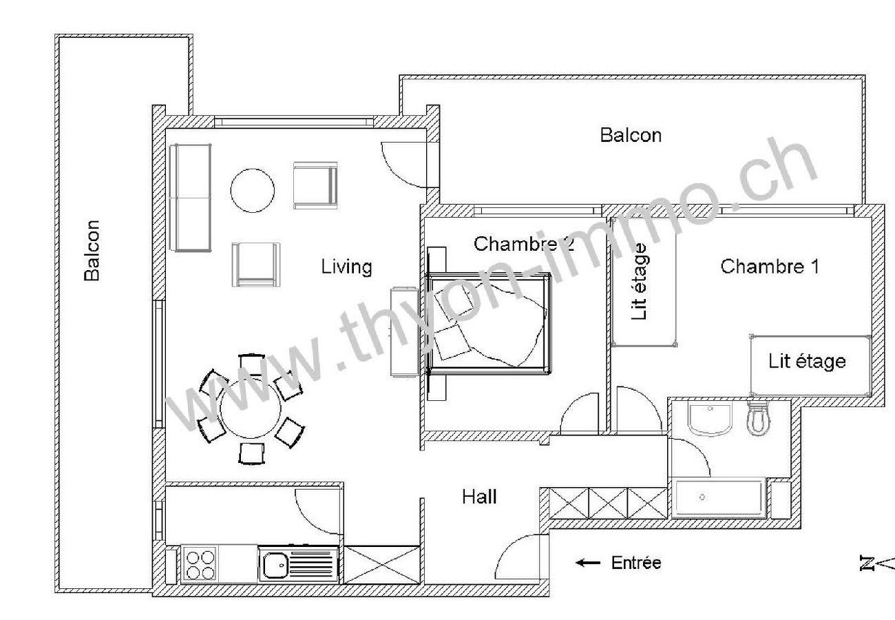 Ferienwohnung in Thyon-Les Collons - Cervin 99 C