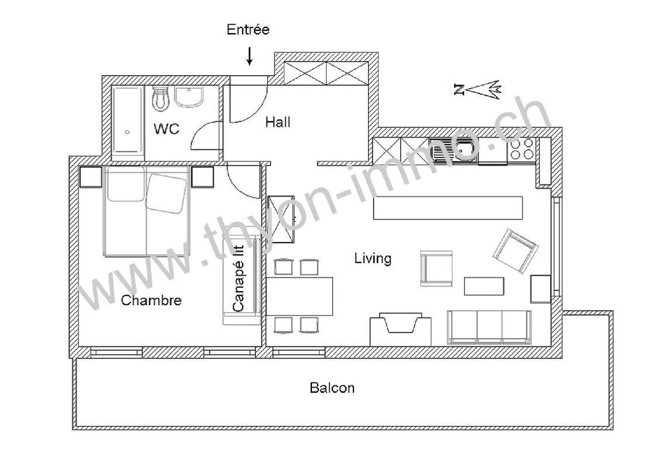 Ferienwohnung in Thyon-Les Collons - Panorama 77