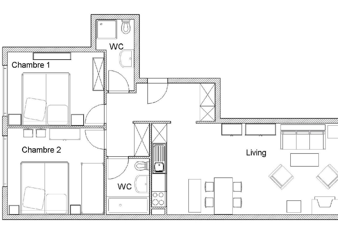 Apartment in Thyon-Les Collons - Mélèzes 183 D