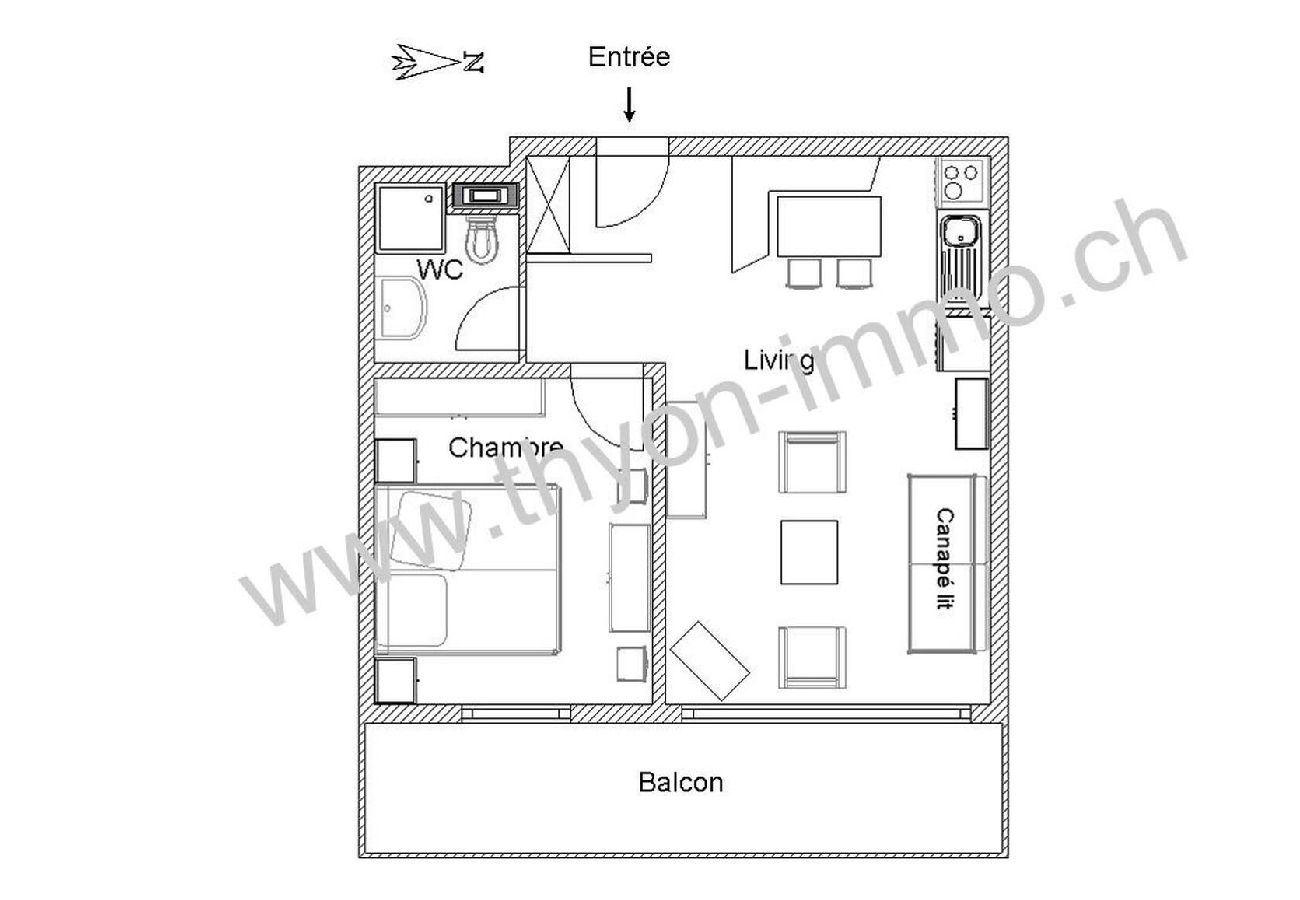 Apartment in Thyon-Les Collons - Maya 12