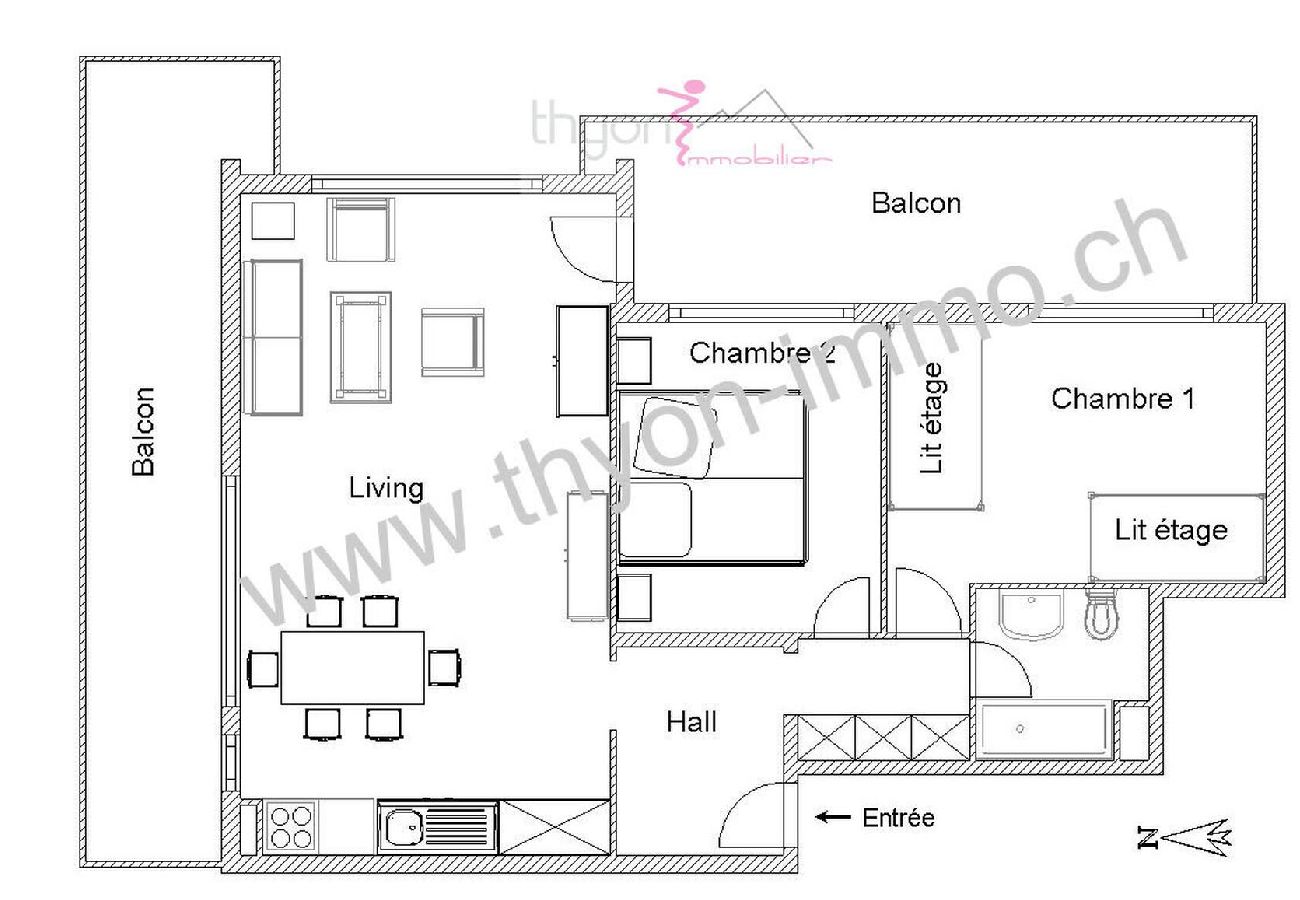 Apartment in Thyon-Les Collons - Cervin 4 C