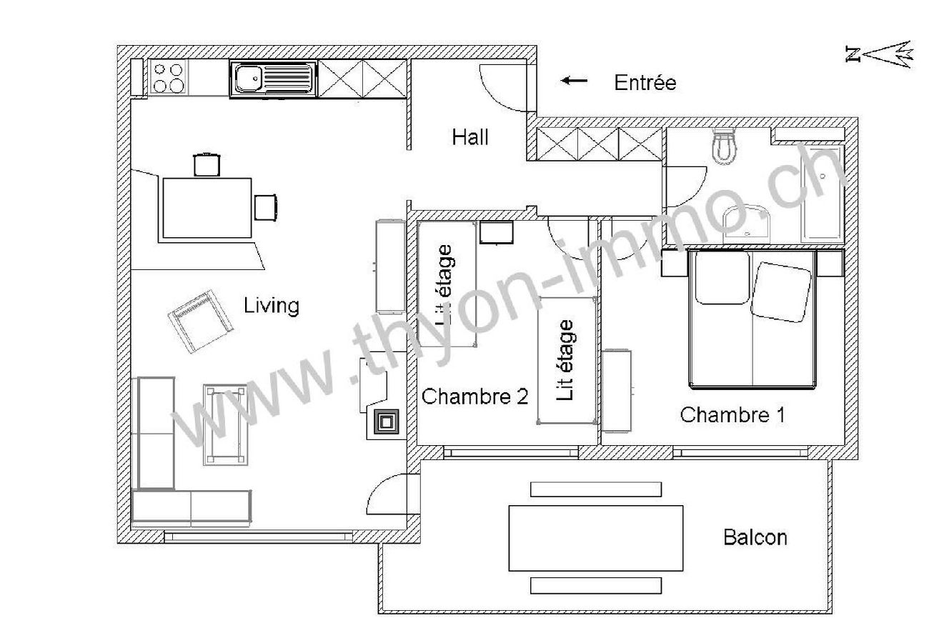 Appartement à Thyon-Les Collons - Cervin 140 B