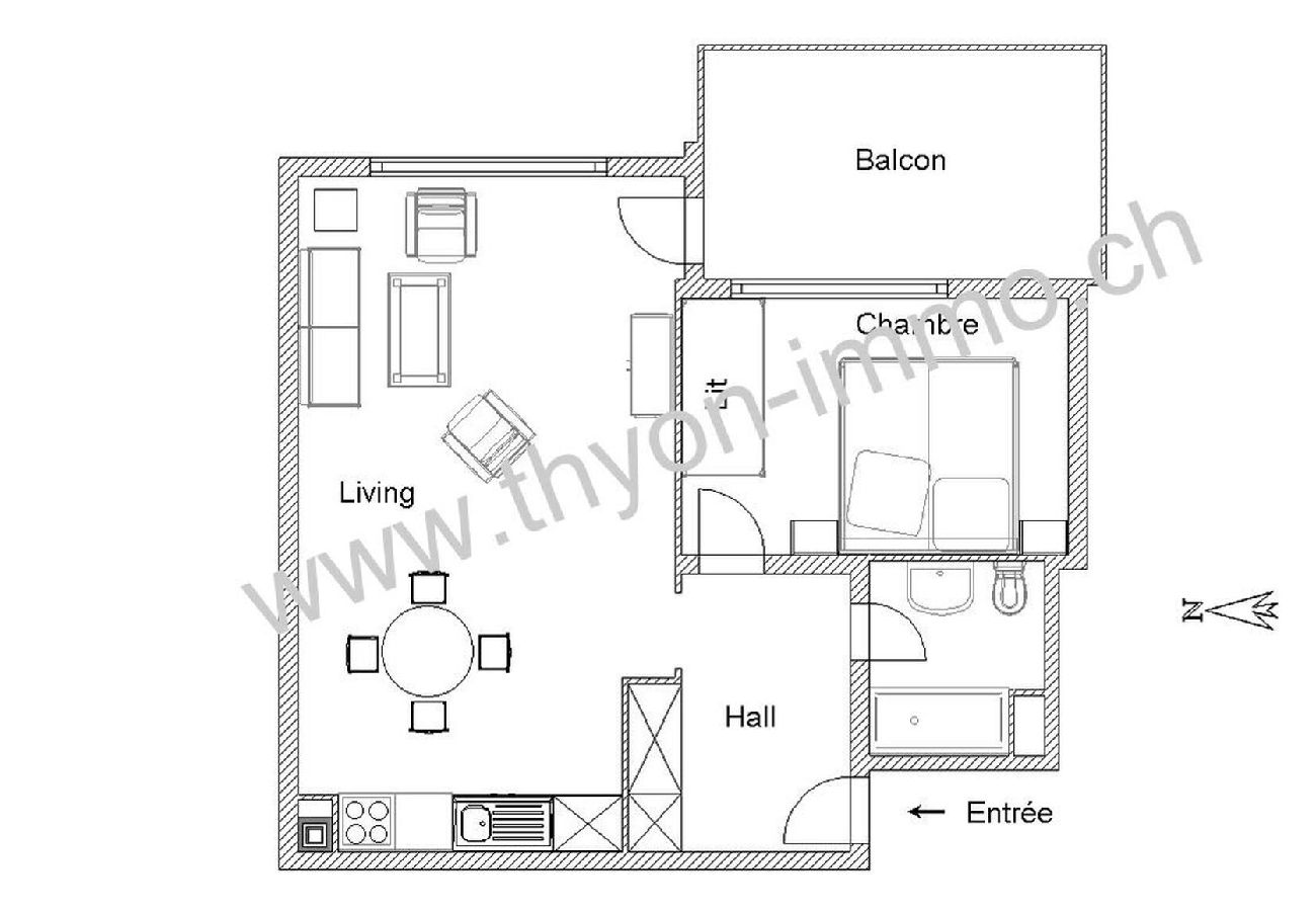 Appartement à Thyon-Les Collons - Cervin 101 B