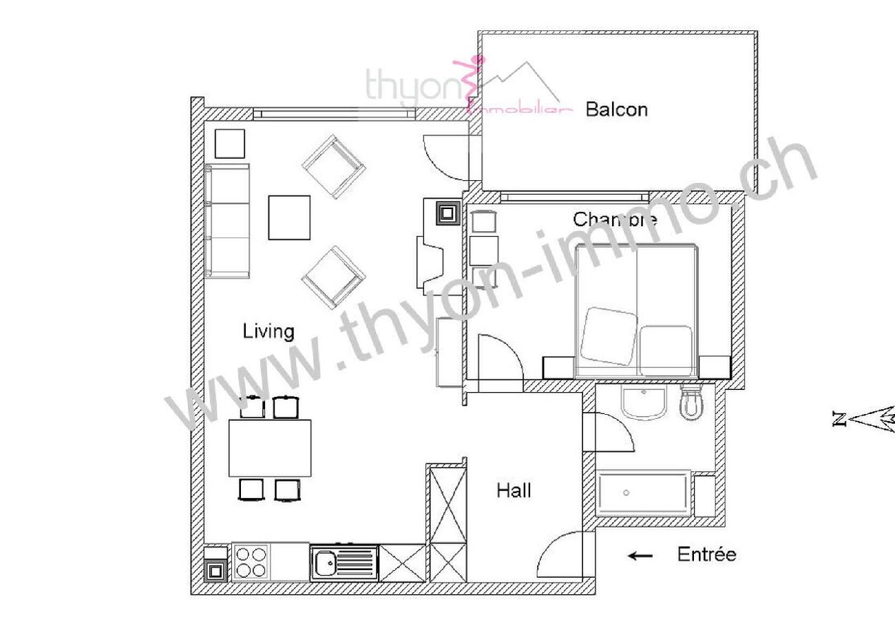 Appartement à Thyon-Les Collons - Cervin 122 B